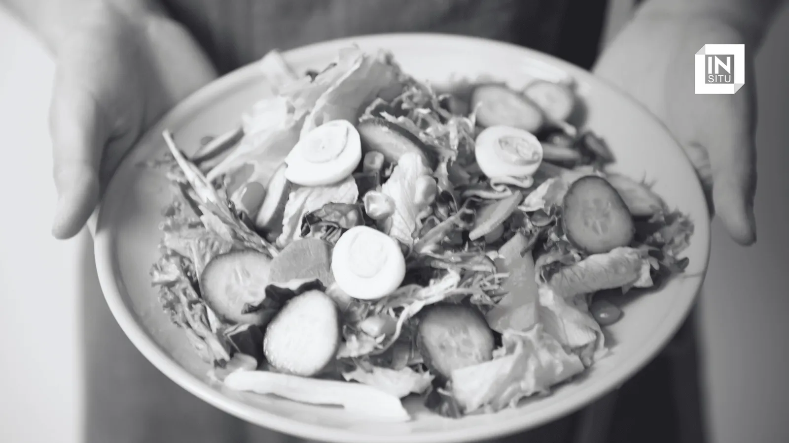 un plato de ensalada